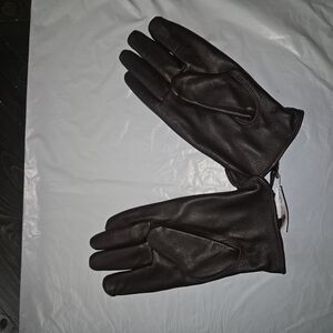 Men's Black Leather Gloves